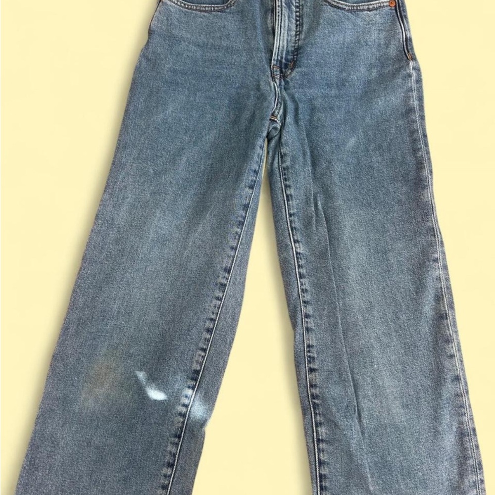 Madewell The Perfect Vintage Wide-Leg Crop Jeans